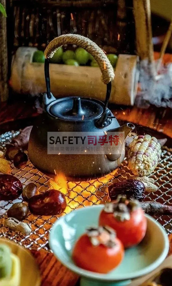 圍爐煮茶小貼士：火災(zāi)、中毒、燙傷需防范[精制鋼圍爐茶桌](圖2)